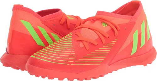 Vista 7 de adidas Tenis de fútbol unisex Edge.3 Predator Turf, Solar Red-solar Green-core Black
