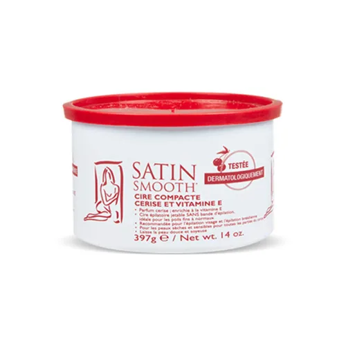 Vista 16 de Cera de depilación para cabello Satin Smooth Aloe Vera 14oz.