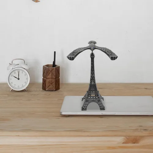 Vista 9 de Totority Balance Bird - Águila de aleación con torre Eiffel, juguete de escritorio de gravedad de 5.9 pulgadas, demostración de física giratoria