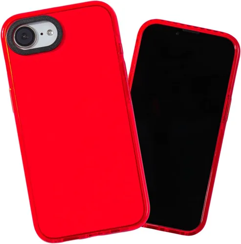 Vista 101 de SteepLab Funda de barrera para iPhone 13, protección de 360 grados que absorbe impactos con bisel elevado y colores llamativos (cielo azul brillante)