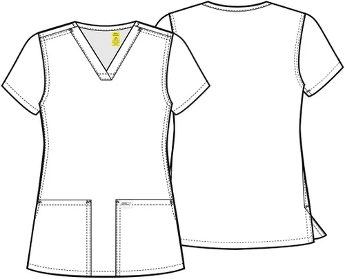 Vista 4 de Dickies Genuine Industrial Strength Women Scrubs Top V-Neck GD600