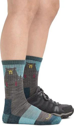 Vista 3 de Calcetines ligeros para mujer Darn Tough Animal Haus Crew
