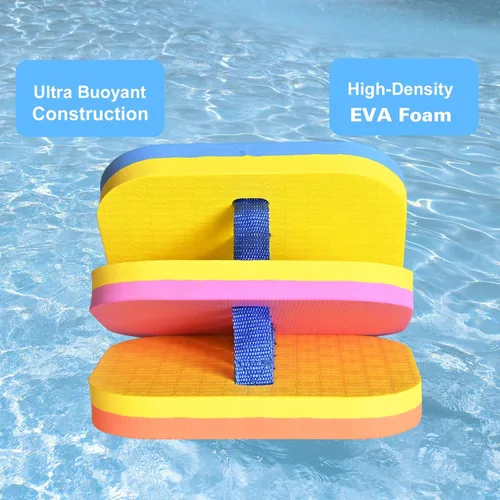 Vista 3 de Flotador trasero de seguridad para natación con 3 capas ajustables cinturones de natación impermeables dispositivo para niños flotadores de natación