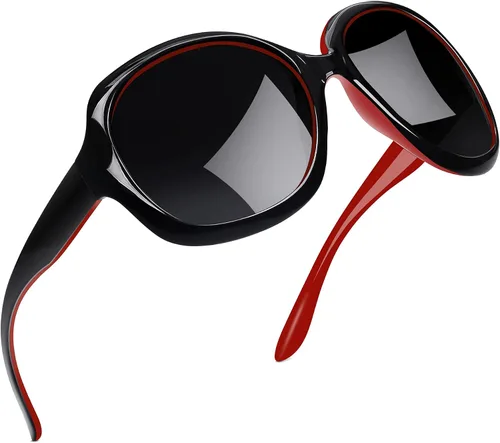 Vista 49 de Joopin Lentes de sol de gran tamaño para mujer, polarizados, grandes, para conducción, protección UV, grandes sombras