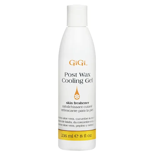 Vista 8 de GiGi Gel refrescante post depilación - Tratamiento calmante después de la cera, refrescante para la piel e hidratante para una piel suave, 16 fl.