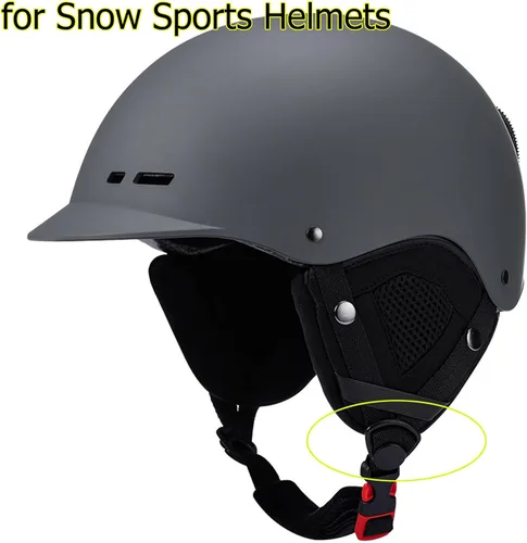 Vista 5 de Paquete de 10 Hebillas de Bloqueo para Correa de Casco de Bicicleta, Sujetador Divisor Autoajustable del Lado de la Oreja, Adaptador de División