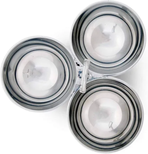 Vista 7 de Arthur Court Equestrian Horse - Juego de 3 tazones de nueces para dulces, aluminio fundido pulido a mano, 5.5 pulgadas de alto x 9 pulgadas de ancho