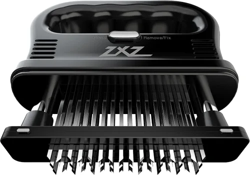 Vista 4 de ZXZ Mazo ablandador de carne de alta calidad, 48 cuchillas de acero inoxidable, ideal para carnes marinadas, carne de res, filetes, pollo, aves
