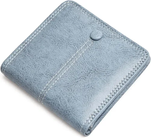 Vista 10 de TFKGS Tarjetero de crédito para mujer, cartera RFID de cuero para mujer con bloqueo de cremallera, llavero para tarjetas de acordeón, regalos