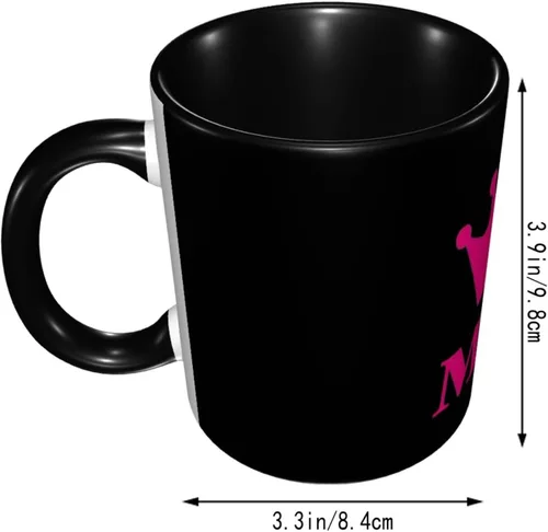 Vista 4 de Taza de café con texto en inglés "Mom Is The Most Beautiful", tazas de té, tazas de café, tazas de café de cerámica para mujeres, hombres, oficina