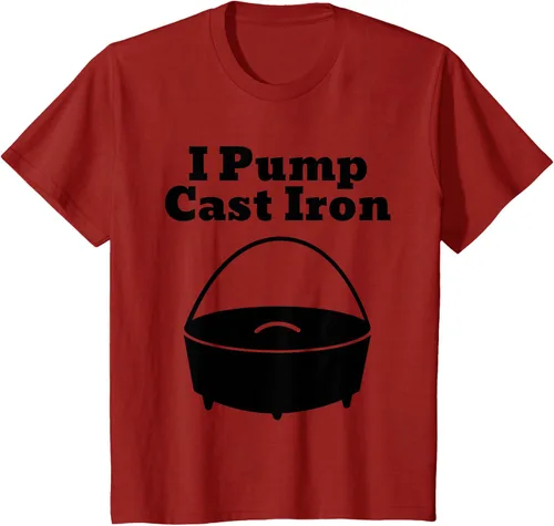 Vista 41 de I Pump - Camiseta de hierro fundido para cocinar al horno holandés
