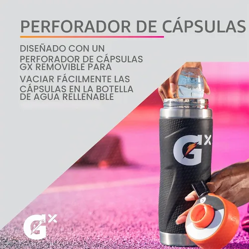 Vista 4 de Gatorade Botella de acero inoxidable Gx, 32oz
