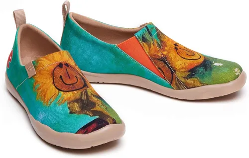 Vista 4 de UIN Zapatos de viaje artísticos para mujer, mocasines casuales acogedores, ligeros, cómodos, a la moda, tenis Toledo
