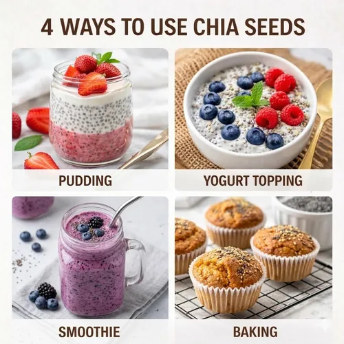 Vista 8 de Semillas orgánicas de chía negra de 4 libras a granel – Superalimento Omega-3 con alto contenido de fibra, sin OMG, sin gluten, veganas, kosher