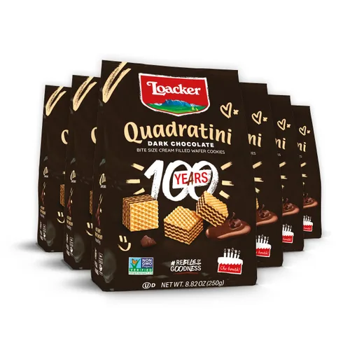 Vista 19 de Loacker Quadratini - Obleas de yogur de arándano de tamaño pequeño