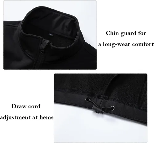 Vista 3 de Msmsse Chaleco ligero para hombre, con cuello alto, sin mangas, para senderismo, correr, golf