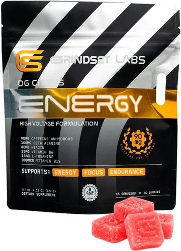 Vista 6 de Gomitas energéticas con cafeína: 90 mg de cafeína