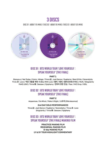 Vista 4 de BTS World Tour Love Yourself Speak Yourself The Final DVD