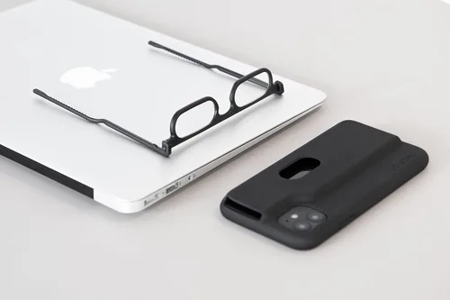 Vista 3 de readon Funda para iPhone XR y iPhone 11 - iPhone + gafas de lectura