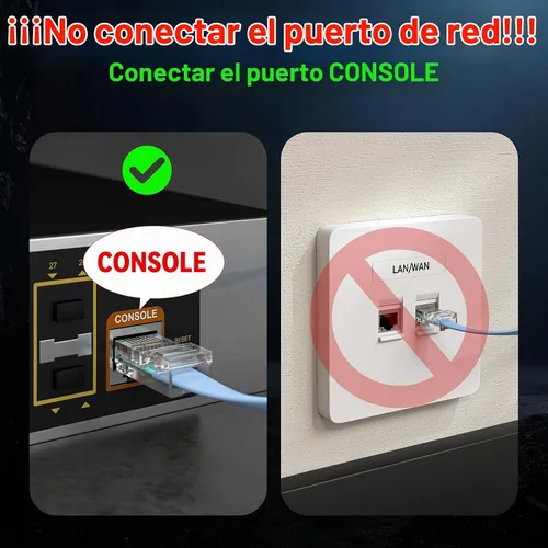 Vista 3 de Cable de consola RJ45 a USB, cable de consola, cable de consola USB con chip FT232 compatible con Cisco, HP, NETGEAR, Huawei