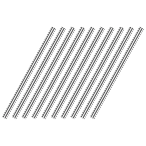 Vista 22 de uxcell Varilla redonda sólida de acero inoxidable 304 de 0.039 in x 3.937 in para manualidades de bricolaje - 2 piezas