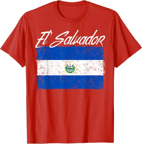 Vista 87 de Camiseta Salvadoreña Bandera El Salvador