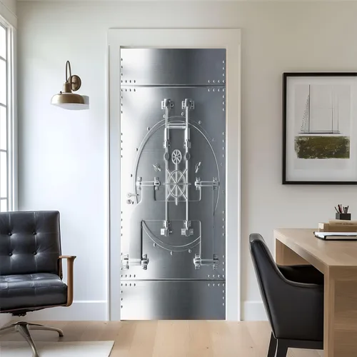 Vista 14 de artfanke Adhesivo de puerta 3D Despegable y pegable 76.95 cm x 200 cm - Envolturas de puerta autoadhesivas Murales Papel tapiz - Habitación