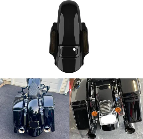 Vista 54 de Advanblack Dominator - Guardabarros trasero estirado para Harley Davidson Touring 2014+, deslizamiento de treet, Road Glide