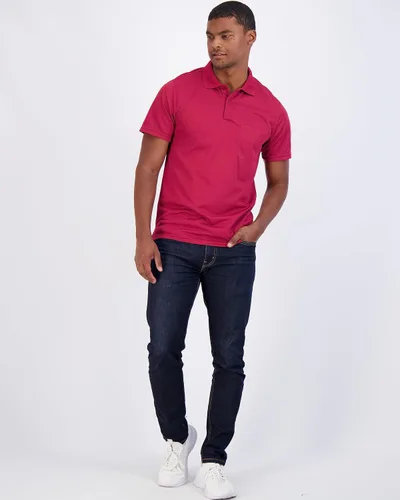 Vista 5 de Real Essentials Paquete de 3 Polo de manga corta para hombre con cuello seco y bolsillo - Activo Casual (disponible para tallas grandes y altas)
