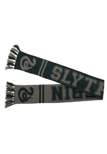 Vista 3 de Bufanda Tejida Reversible de Slytherin de Harry Potter Multicolor