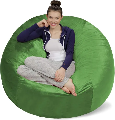 Vista 7 de [Usado] Sofa Sack Funda para Silla Puff Solo la Funda, para Adultos y Niños, Sin Relleno, Cómoda y Esponjosa, Funda de Repuesto para Silla Puff