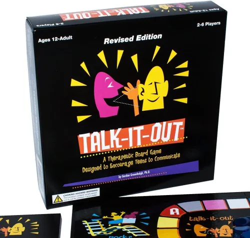 Vista 2 de Talk-It-Out: un juego de mesa terapéutico diseñado para animar a los adolescentes a comunicarse
