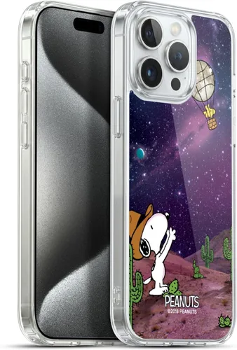 Vista 108 de Head Case Designs Funda de gel con licencia oficial de Peanuts Nebula Cactus Needles Snoopy Space Cowboy [protección de grado militar] compatible