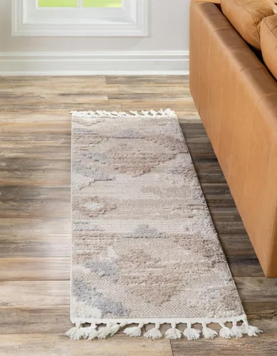 Vista 10 de Unique Loom Cherokee Collection - Alfombra de área - Henderson (2' x 3' 1" Rectángulo, Arena/Marfil)