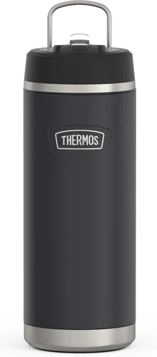 Vista 12 de THERMOS ICON SERIES, botella de agua de acero inoxidable con tapa de pajilla, 32 onzas, Glacier