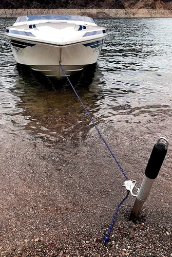 Vista 3 de Danik Hook Gancho de anclaje ajustable de acero inoxidable, sistema de anclaje marino sin nudos para barcos, caravanas y uso al aire libre