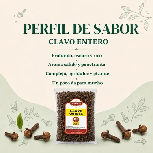 Vista 6 de Clove Whole (Laung) 100GM Té de 3.5 onzas, bolas de pomandro y popurrí, seleccionado a mano Origen indio