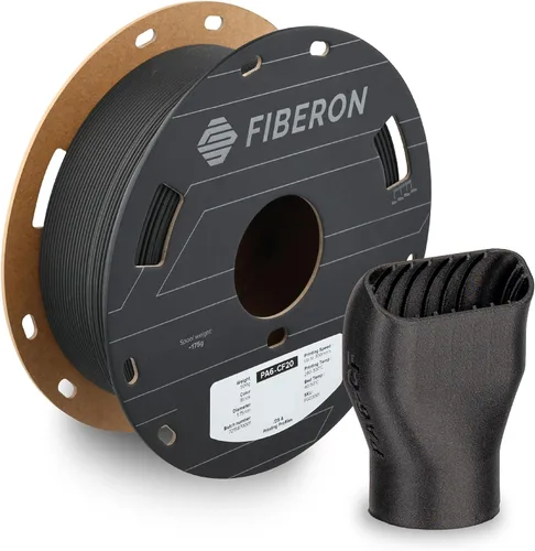 Vista 37 de Polymaker Fiberon ASA-CF08 Filamento ASA de fibra de carbono de 0.07 in 4.370 - 0.07 in Fiberon Asa-cf08 Negro 1.1 lbs (Código hexagonal: #000000)
