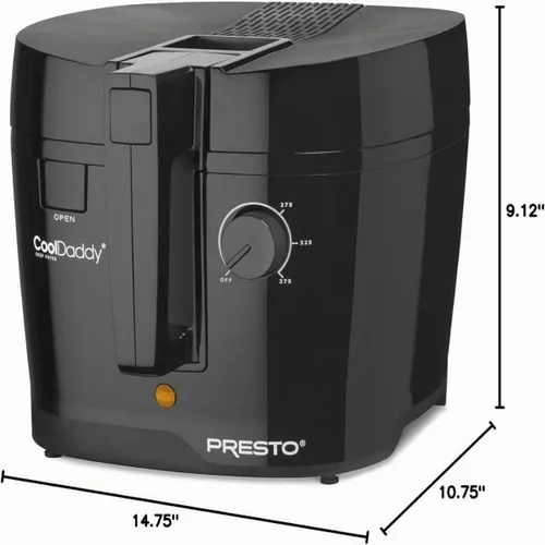 Vista 2 de Presto 05442 Freidora CoolDaddy de Toque Fresco - Negro