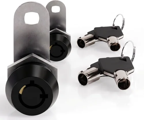 Vista 14 de Cerradura de leva tubular con llaves extraíbles, llaves iguales removibles. Cerradura de almacenamiento para compartimento de RV, cerraduras