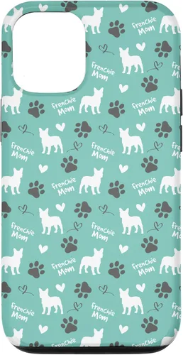 Vista 28 de Frenchie Mom French Bulldog Mom Blue Women Case for iPhone 17