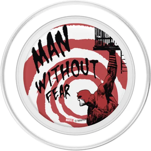 Vista 2 de Marvel Daredevil Fire Escape Man Without Fear Variant Cover PopSockets MagSafe PopGrip para iPhone