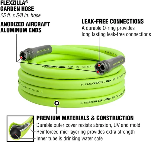 Vista 6 de Liberty Garden Hose Butler y Flexzilla Garden Hose Bundle