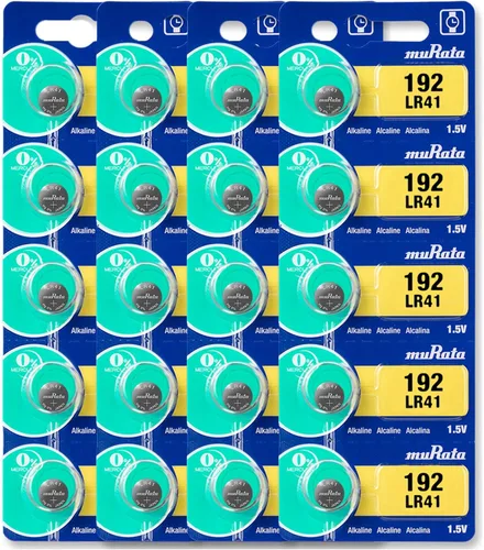Vista 8 de Murata Batería LR41 AG3 392A 1.55V Pila de Botón Alcalina (5 Baterías)