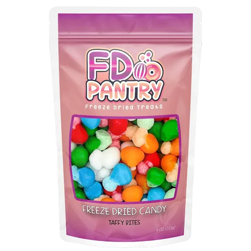Vista 13 de Dulce Crujiente de Air Taffy Liofilizado - Variedad de Sabores de Frutas, 3.5 oz Fresa, Melón, Cereza, Frambuesa, Naranja, Uva, Misterio Snack