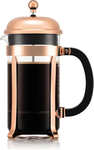 Vista 15 de Bodum Chambord - Cafetera de prensa francesa, Jarra de vidrio, Cromado