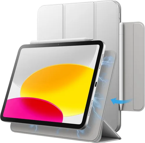 Vista 7 de JETech Funda magnética para iPad (A16) de 11ª/10ª generación (2025/2022), accesorio magnético, funda delgada para tableta con encendido y apagado