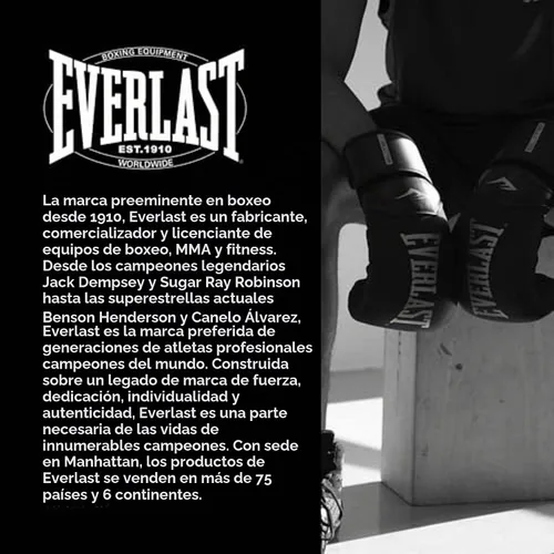Vista 7 de Everlast Guantes de boxeo Elite 2 Blanco/Negro