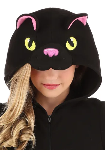Vista 3 de Mameluco de Gato Negro para Niños Multicolor