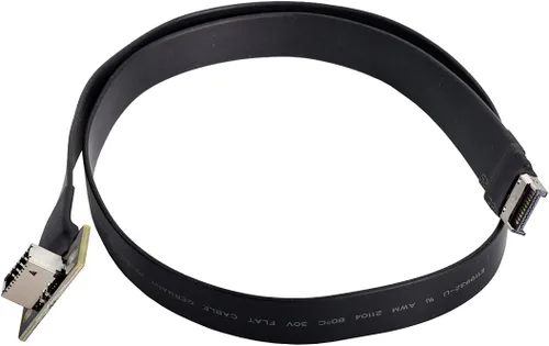 Vista 2 de cablecc Cable y adaptador de datos de extensión de placa base USB 3.1 macho a hembra tipo E